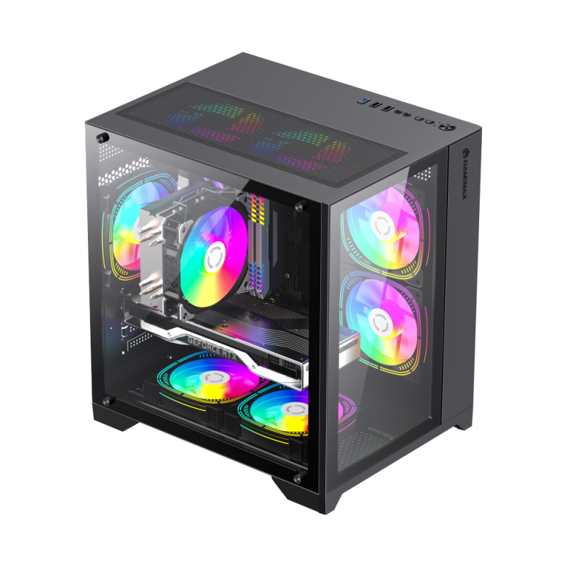 GameMax Infinity Mini Case - Black GameMax Infinity Mini Case - Black